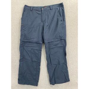 Scottevest TEC Mens Size 40/32 Blue Chino Cargo Pants/Shorts Convertible Pocket
